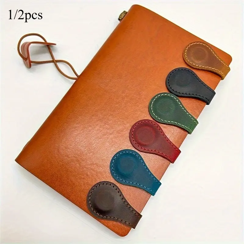 Vintage style bookmark, simple and portable, personalized handheld account bookmark, exquisite and compact, multi-color optional mini magnetic bookmark clip, reading mark bookmark, double-sided handhe Book Markers for Reading
