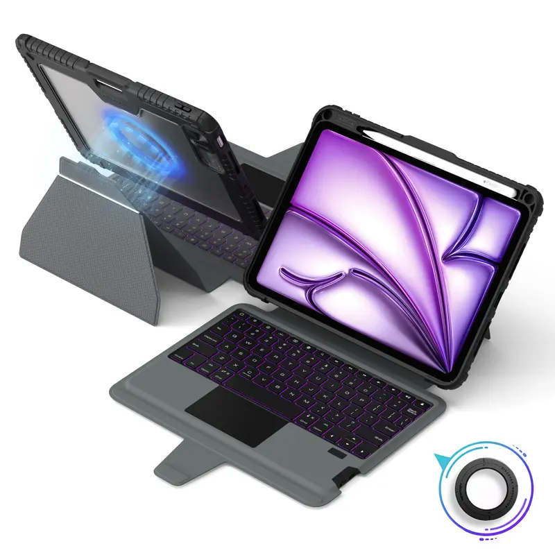 Nillkin Bumper Combo Backlit Keyboard Case for iPad A16/11th/10th