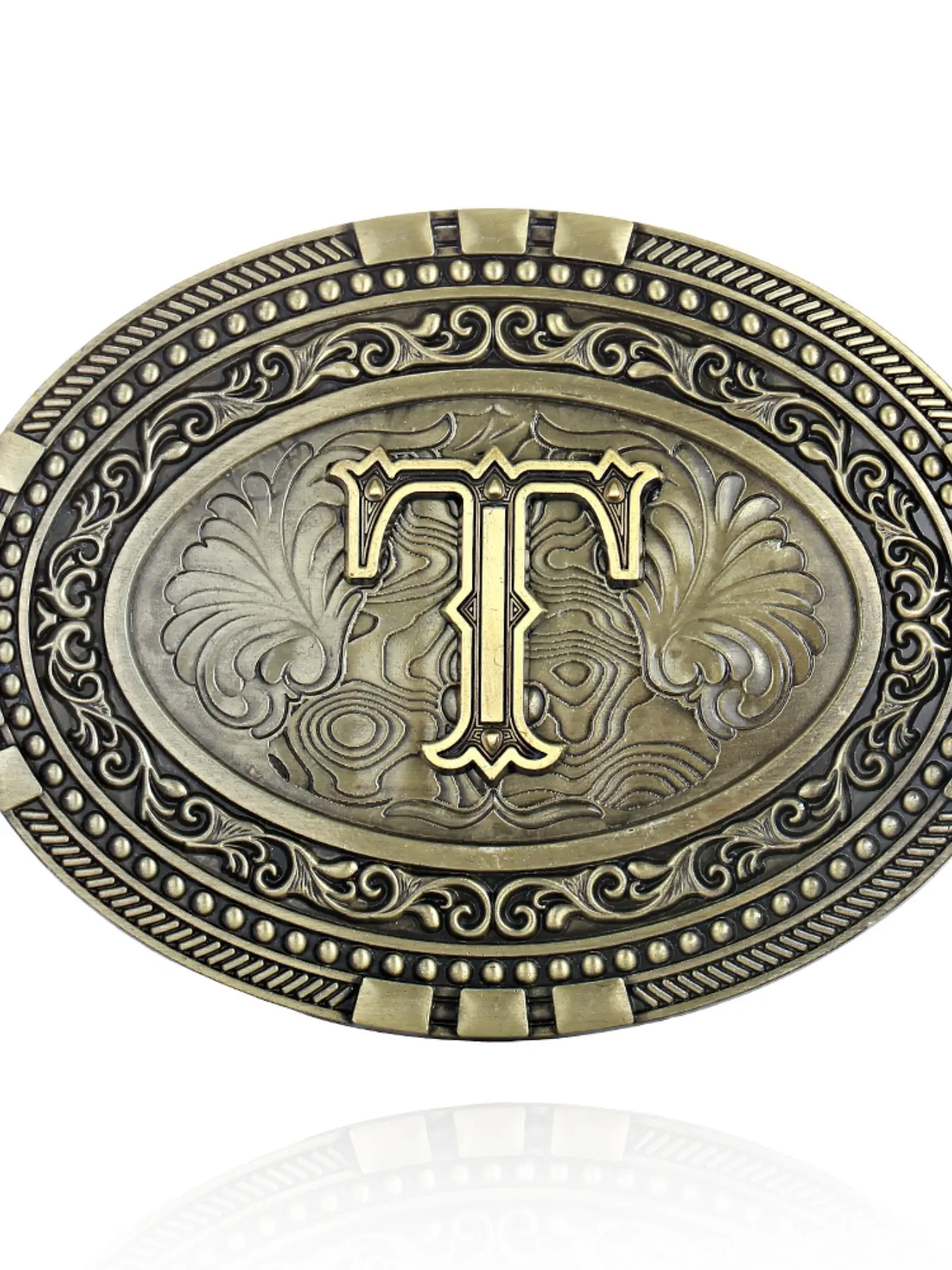 Western Cowboy 26 Letter Buckle for Men and Women, Western Belt Buckles, Smooth Buckle Fits 3.8mm Belt, Easy-To-Use Loop, All Seasons Street Style