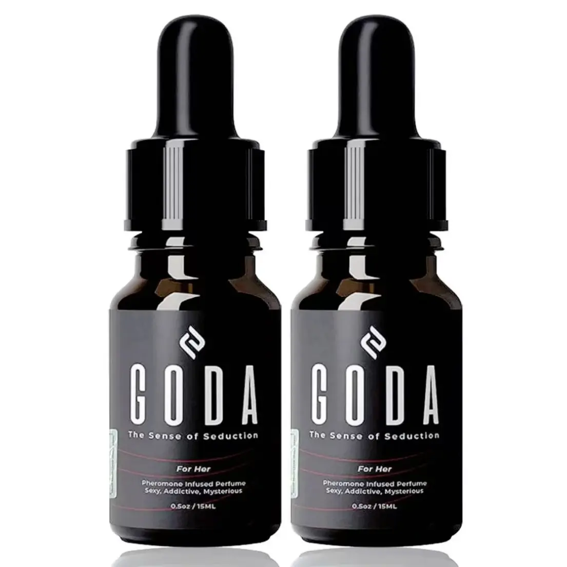 【Buy 1 Get 1 Free 】 GODA For Her Pheromone Infused Perfume Oil 15mL, Seductive Long Lasting Women Fragrance Oil