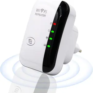 Latest WiFi Repeater Extender & Booster, 4500 Sq Ft Coverage, Supports 50+ Devices, Long Range Amplifier, Ethernet Port, One-Touch Setup, Alexa Compatible