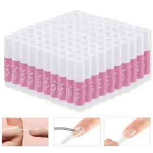Nail Glue, Nailcare Glue,Superr StrongNail Glue For Acrylic Nails LongLasting Professional Nail Tip Glue For Press On Nails Bond For Acrylic Nails Adhesive Nail Glue For False Nail Tips 2g/0.07OZ/PCS