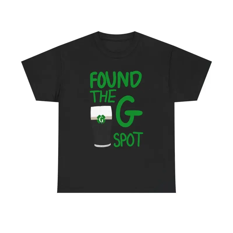 Graphic Tee Found The G Shirt - Funny St. Patrick's Day T-shirt, Split The G Tee, Unisex Cotton Shirt