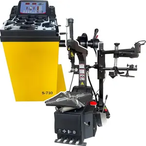 Tire Changer 885A and Tire Balancer S-710 Combo for Tire Repair and Wheel Balancing