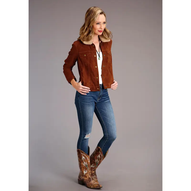 Women's Stetson Ginger Suede Western Jean Style Jacket