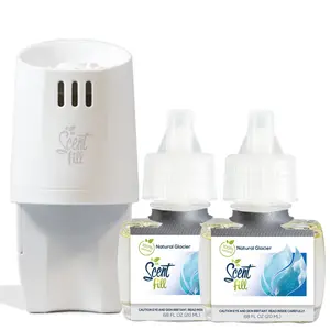 100% Natural Glacier Plug in Refill Air Freshener Starter Kit