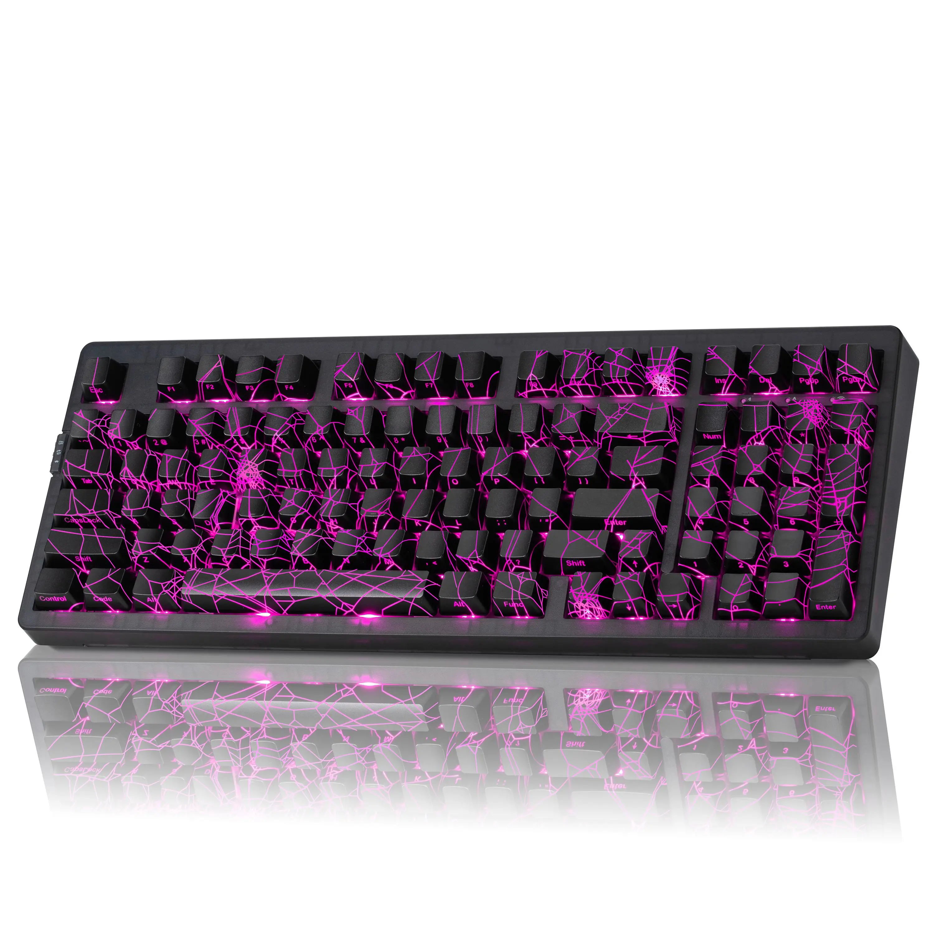 ZORNHER ZH980 Creamy Wireless Bluetooth Mechanical Gaming Keyboard, 95% Black Hot Swappable Custom, Rapid Trigger, Clicky, RGB Backlit, 2.4GHz/USB C/BT5.0 Linear Switches Computer Keyboard Accessory, Creamy Keyboards ,,DealsforYouDaback to school shopping