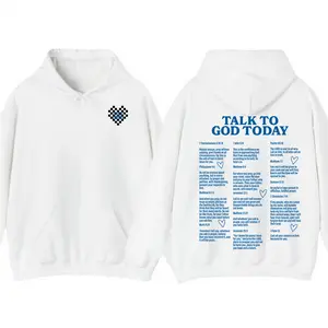 Talk To God Today T-Shirt, Hoodie - Inspiration Christian Graphic Tee, Unisex Christian Apparel Hoodies, Cotton Mensear Top