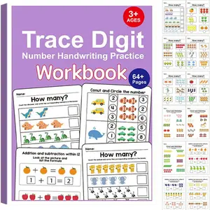 Pre-K Transition Math Activity Workbook, Foundational Math Concepts, Number Fill-In, Pattern Recognition, Focus Early Education Training, Preschool Learning