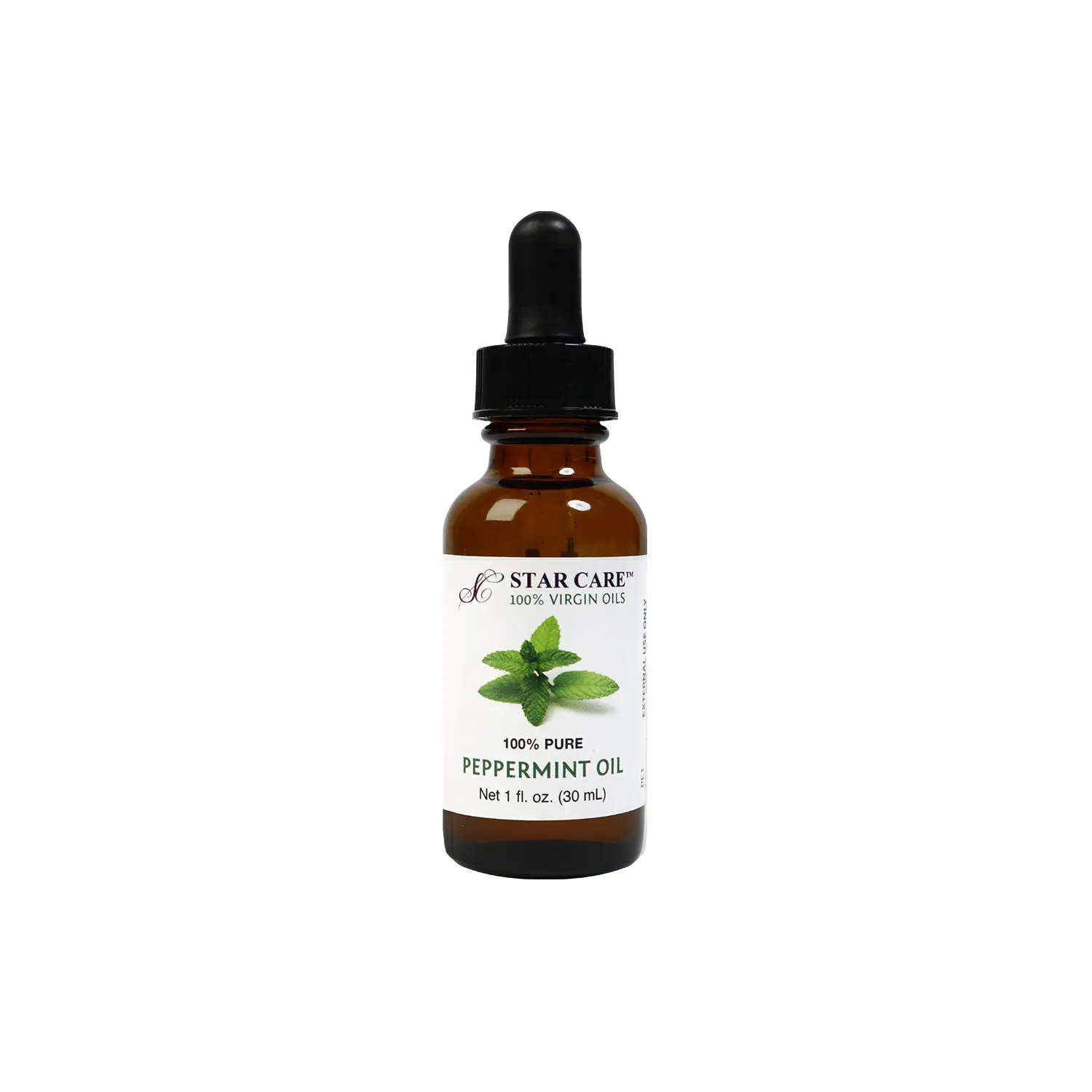 starcare Peppermint Body & Massage Oil, 100% Pure Multi Use Oil for Moisturizing Dry Skin, Nourishing Hair & Scalp Care, 1oz / 30ml, Body Care, Skin Care