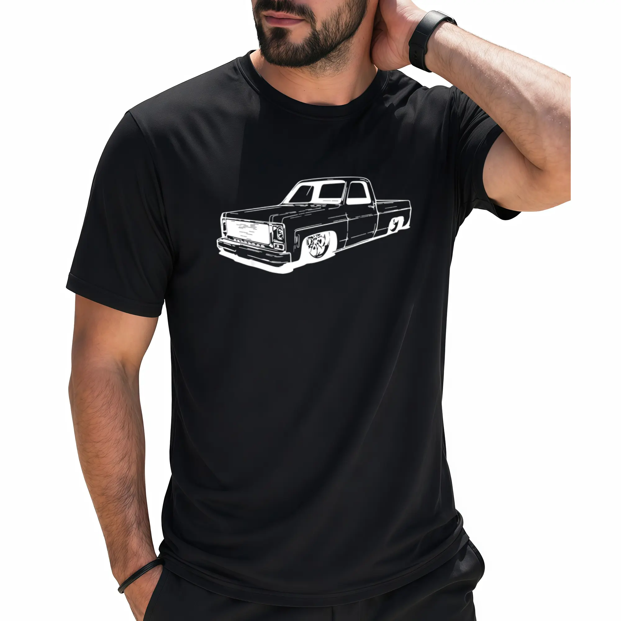 CHEVROLET SquareBody T-Shirt SS RS chevy elcamino C10 truck pickup square body