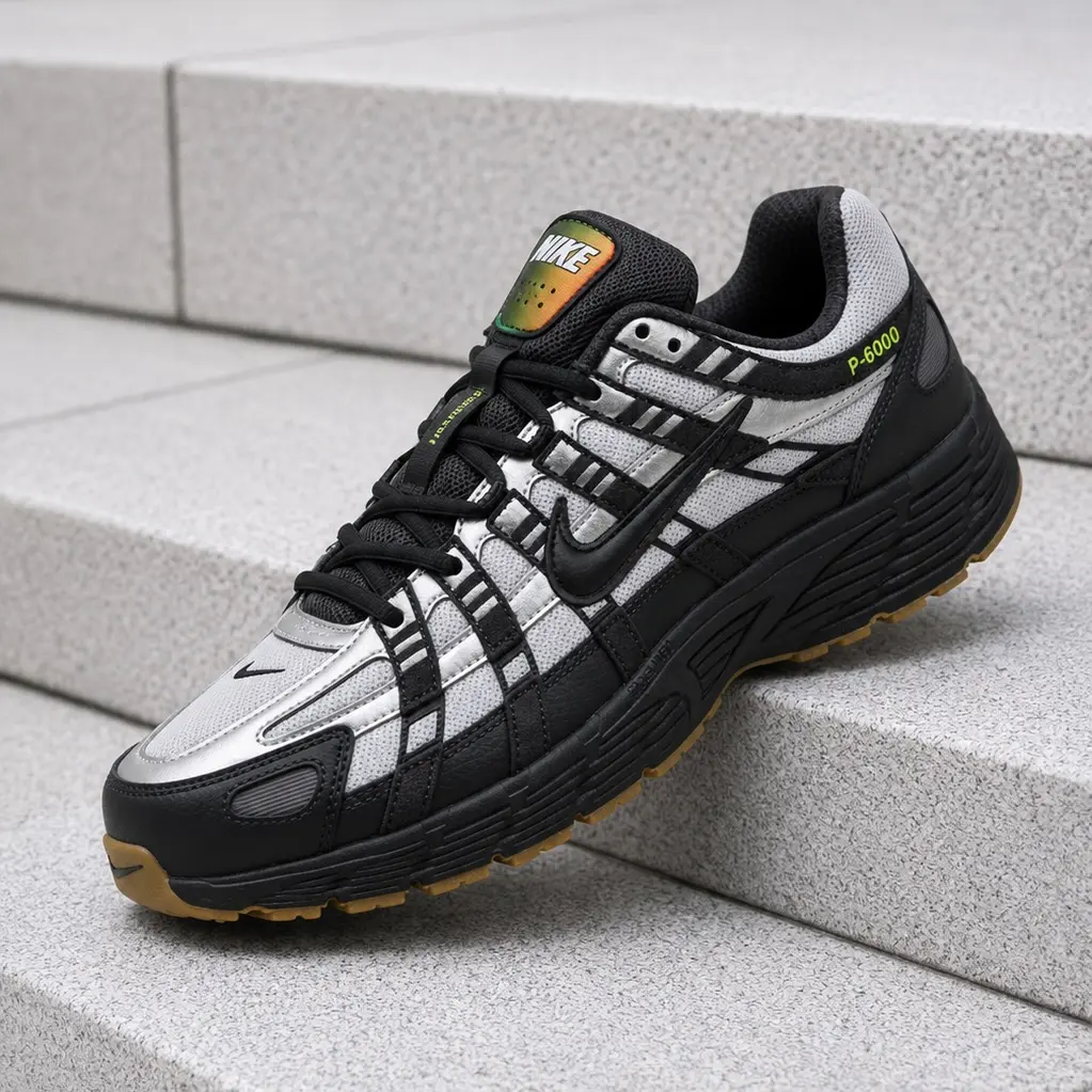 Nike P-6000 Grey Fog Volt Black IQ0577-025 Men's Fashion Sneaker New