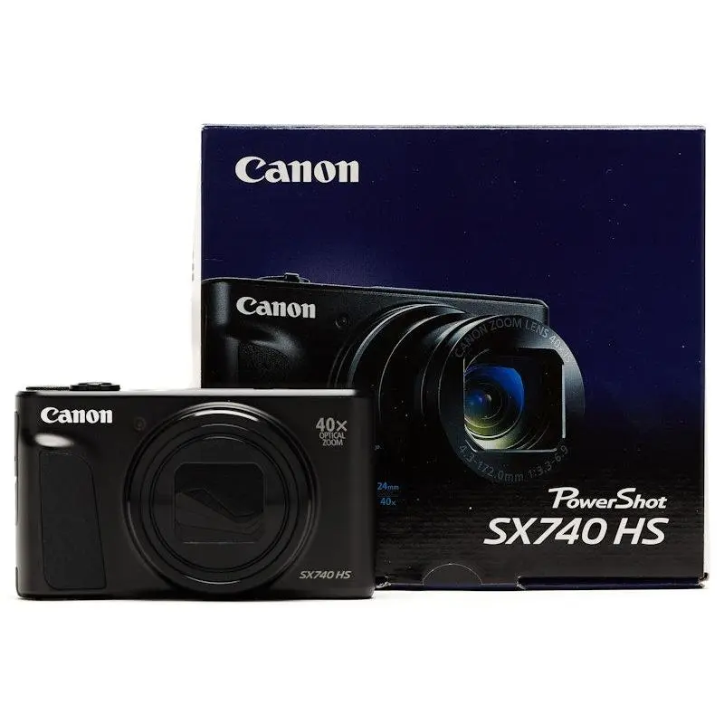 Canon PowerShot SX740 HS 20.3-Megapixel Digital Camera 2955C001 Black by StockX Canon PowerShot SX740 HS 20.3-Megapixel Digital Camera 2955C001 Black by StockX