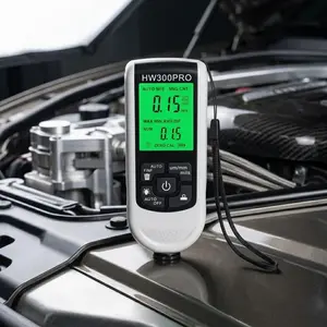 Professional Car Paint Thickness Gauge 0-2000μm, Dual Metal/Non-Metal Mode, Auto Body Coating Tester for Used Car Evaluation, Repair, Detailing & Paint Analysis, Manual Coating Thickness Meter for Automotive