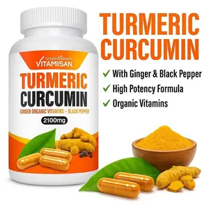 Turmeric 95% Curcumin Extract with Black Pepper – 240 Capsules