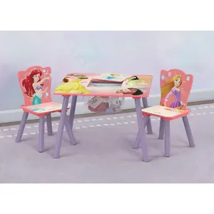Princess Table and Chair Set with Storage