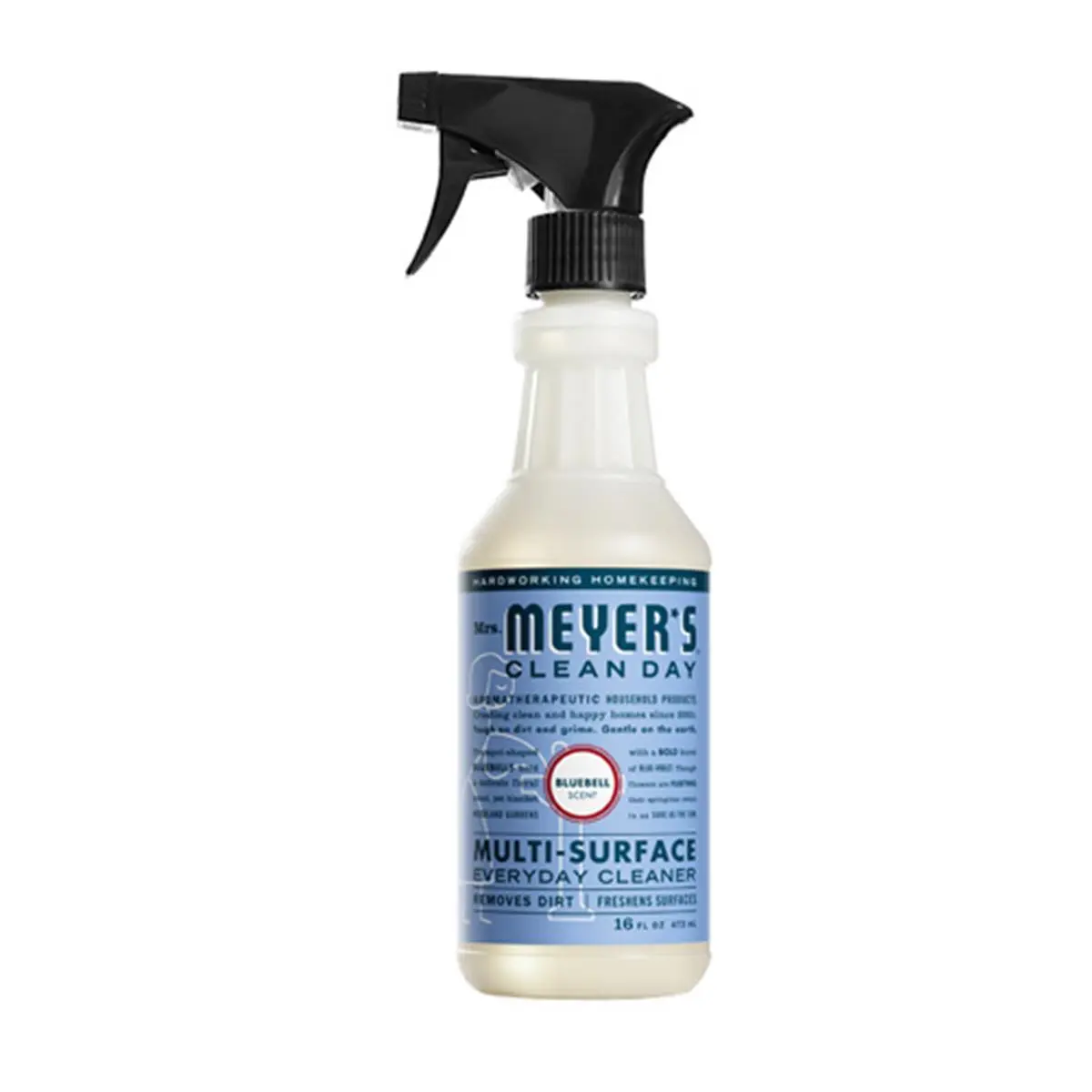 Mrs. Meyer's Multi-Surface Spray Cleaner - Bluebell Scent, 16 fl oz, Biodegradable Household Cleaner with Naturally Sourced Lavender Oil for Home Cleaning Products
