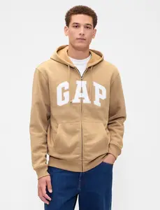 Adult Relaxed Gap Logo Zip Hoodie