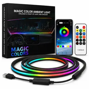 Car Interior LED Lights for Night Drives, with App Control & Music Sync for Any Car or Truck outdoorfun