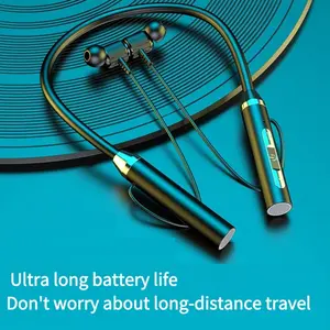 New Wireless Neckband Earphones with Enc Noise Cancelling Technology, High-Quality Call Experience for Running, Sports, Driving and Gaming, Perfect Holiday Gift for Everyone