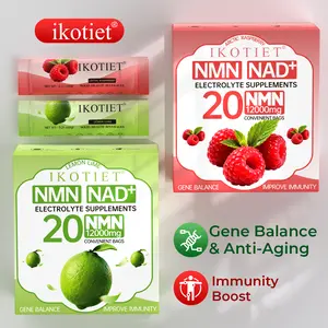 IKOTIET Edible Arctic NAD+ Anti-Aging Electrolyte Cellular Regeneration Protein Powder - 300mg Nicotinamide Riboside (NR), 150g, 30 Servings, 1 Daily Packet per Box, FDA-Registered Dietary Supplement for Energy & Metabolism Support
