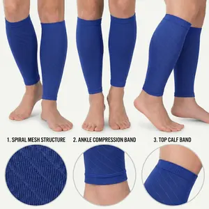 3 Pairs Calf Sleeves for Men & Women - Breathable Leg Support for Running, Cycling & Outdoor Activities (Unisex)