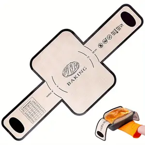 Silicone Bread Sling Loaf Pan Liner Reusable Heat Resistant Baking Mat with Long Handle Non Stick Easy Clean Baking Liner
