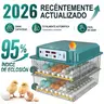 Smart 2026 Poultry Egg Incubator - High-Capacity Backyard Hatching Unit with 3-in-1 Hatch/Brood Versatility, Temp & Humidity Control, Automatic Turning, 360° Monitoring, 16-120 Capacity, Biological Chamber for Chickens, Ducks