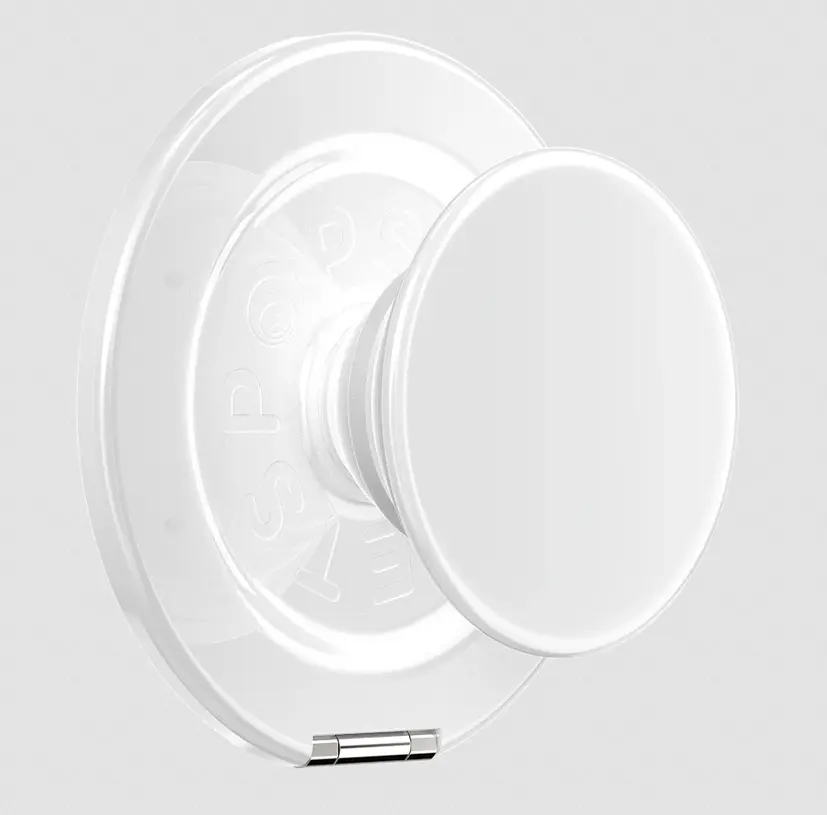 popsockets Glossy White  MagSafe Kick-Out Grip & Stand