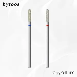 Diamond Cuticle Nail Drill Bits 2mm Round Barrel, Russian Nail Bit, Professional Safety, Under Nail Dead Skin Cleaner Tools