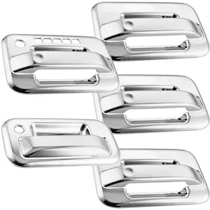 Chrome Door Handle Tailgate Cover Full Set for 2004-2014 Ford F150 – Scratch Resistant Exterior Upgrade Truck Decor Accessory