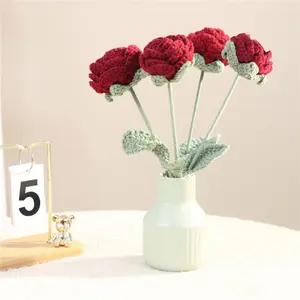 Artificial Fiber Handmade Rose Flowers, artificial rose bouquet, Valentine's Day, Mother's Day, Christmas, Thanksgiving, Graduation, Teacher's Day, Father's Day, Home Decor
