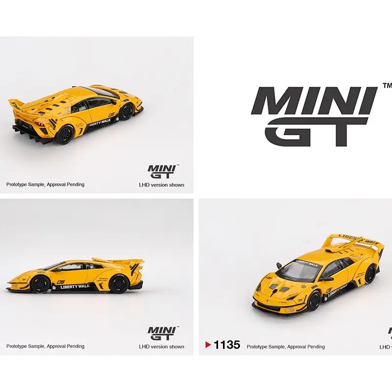 Mini GT 1:64 LB-Silhouette WORKS MURCIELAGO GT Evo – Yellow Mini GT 1:64 LB-Silhouette WORKS MURCIELAGO GT Evo – Yellow