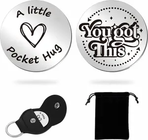 Long Distance Relationship Gifts,Pocket Hug Token For Christian,Christian Keychain,Christian Gift For Women