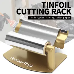 1 piece of ergonomic handle hair dye foil cutter - a heavy-duty salon grade hair cutting tool for precise hair dyeing, with a durable black design for salons - an ideal holiday gift for hairstylists and families (gold/black optional)