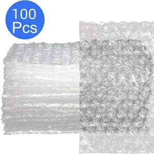Durable Bubble Packaging Bags, 10x15 Cm Transparent Buffer Bags for Transport, Storage, Moving, 100pcs/50pcs Protective Bubble Wrap
