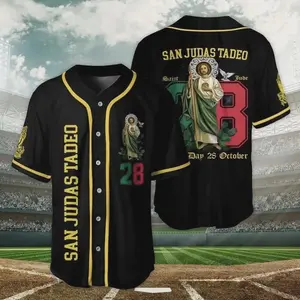 San Judas Tadeo Baseball Jersey, San Juditas Hope Mexico Jersey, St. Jude Gift