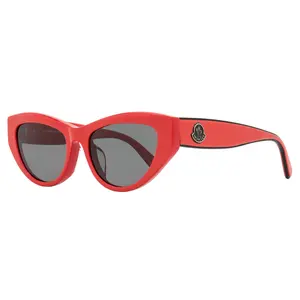 Moncler Modd Alt Fit Sunglasses ML0258F 66A Red 53mm