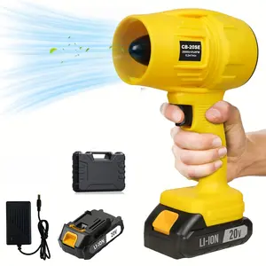 Cordless Turbo Jet Leaf Blower – High-Power Brushless Motor, Violent TurboFan for Car Drying, Dust Cleaning & Snow Removal – Handheld & Lightweight for Outdoor & Garage Use