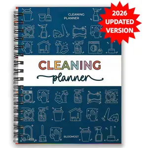 ADHD Cleaning Planner - Cleaning Schedule and Checklist Organizer for Adults and Teens - Daily, Weekly & Monthly Household Cleaning Checklist for ADHD Minds - Stress-Free Housework