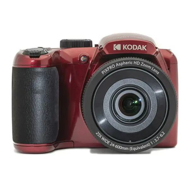 Kodak PIXPRO AZ255 Astro Zoom Digital Camera - 16MP, LCD Screen (Red), Lens