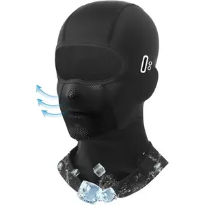 Unisex Adult Ski Mask Balaclava with Glasses Holes, Breathable UV Sun Protection Face Cover for Skiing, Motorcycle Riding
