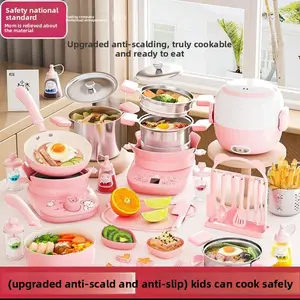 Miniature Kitchen Toy Set with Real Cooking Tools, Popular Simulation Kitchenware, Birthday Gift for Boys and Girls