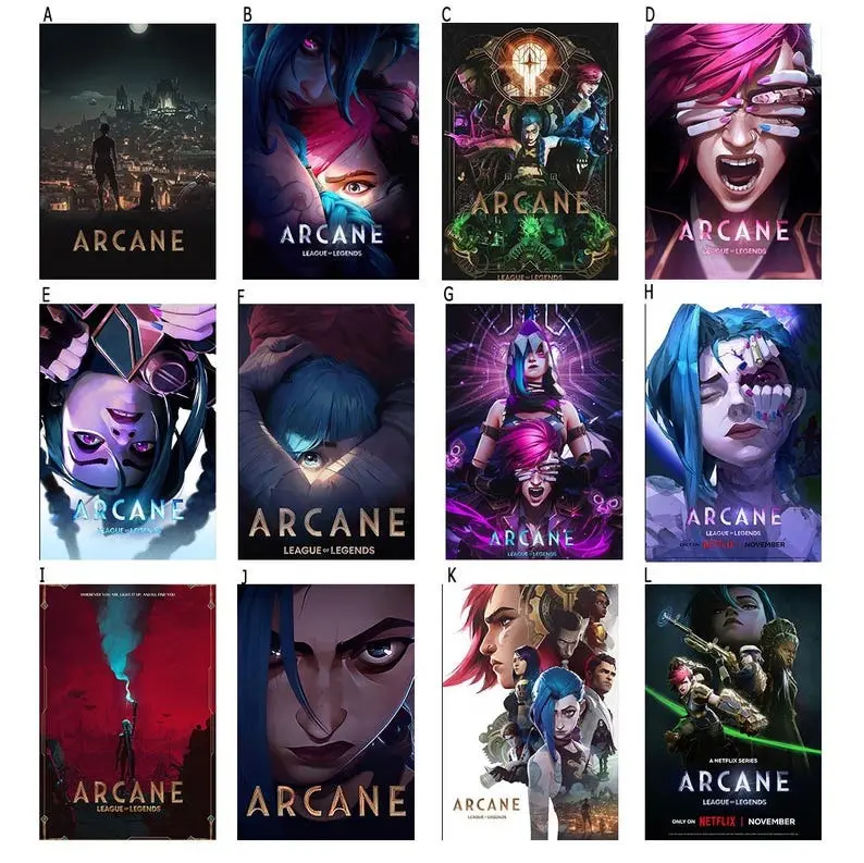 ARCANE Movie Poster High Definition Wall Art Poster Unframe Room Decor, Poster for Gifts, Home Decor, Wall Art