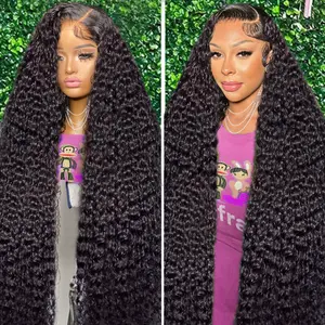 Msgem Hair  200% Density  13x6 Water Wave Human Hair Wig HD 13x6 Full Frontal Wavy Wigs Human Hair with Drawstring Beginner Friendly Curly Wig for Women Daily Wear #SummerVibes #Weeklydeals #SummerWins#DealsForYouDays#tiktokshopdealsforyoudays