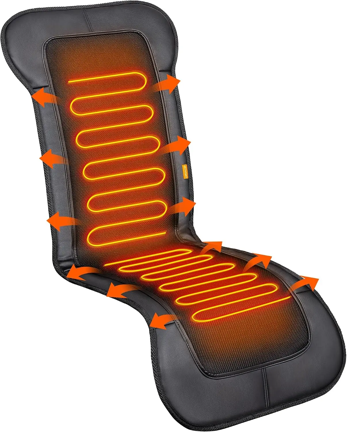 47.2" in Chair Style Long Heated Seat Cushion for Back & Thighs