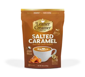 Sweetened on Purpose: Salted Caramel, Plant Based Coffee Creamer