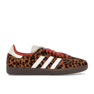 adidas Women's Samba OG Red Leopard, from StockX