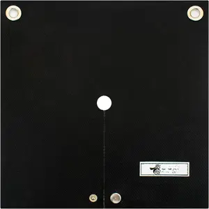 Welding Blanket & Heat Shield Mat for Soldering Copper Pipe, 12''x12'' Flame Protector Pad Plumbing Hole   (1 Pack)