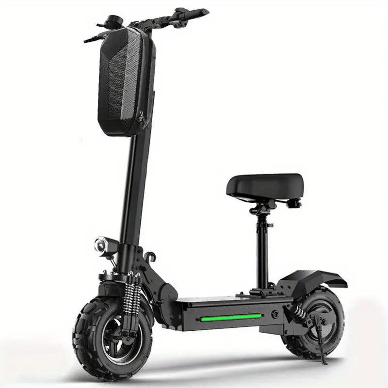 1pc Waterproof EVA Hard Shell Scooter Handlebar Storage Bag - Ebike Accessories, 5L Large Capacity, Detachable Strap, Universal Fit for Electric Scooter, Bicycle, Balance Bike, Motorcycle - Reflective Safety, Lightweight for Daily Commute